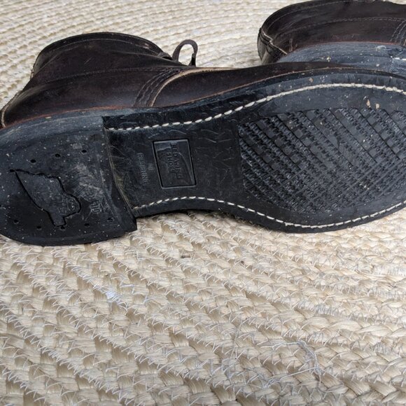 Red Wing Merchant 8061 Ebony Harness Lace Up Low Top Boots Unisex Women's 9.5 - Picture 12 of 13